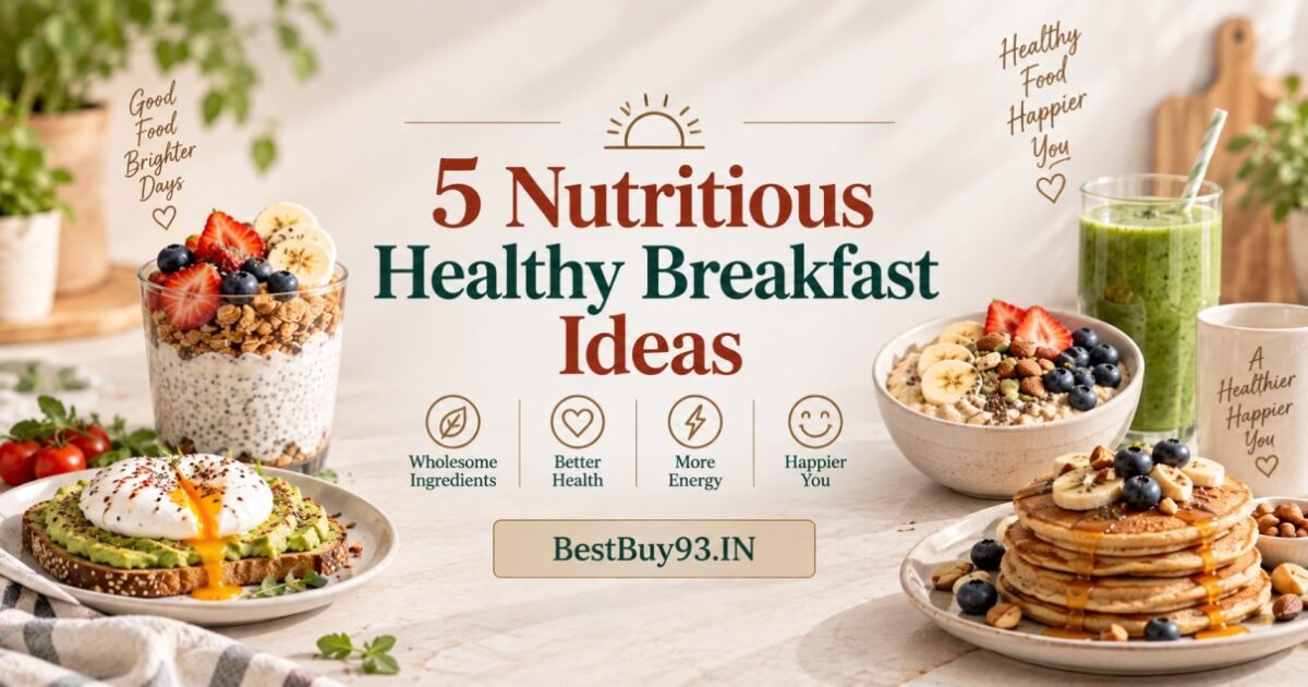 5 Nutritious Healthy Breakfast Ideas FI
