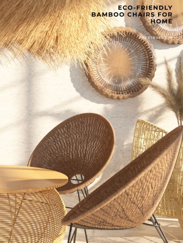 Eco-Friendly Bamboo Chairs for Home Story