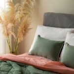 Cultural Charm at Home with Artisanal Decor 4 A beautifully decorated living room with customized wall art, handcrafted throw pillows, and unique decor from BestBuy93.IN, creating a personalized retreat.