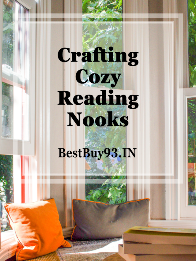 A cozy reading nook with comfortable seating and stylish decor.