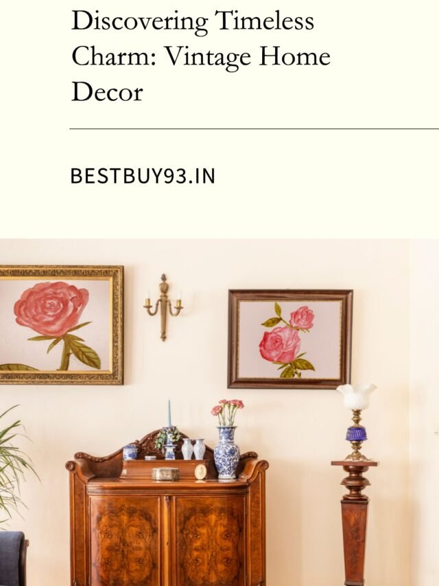 Vintage home decor items with timeless appeal on Etsy India.