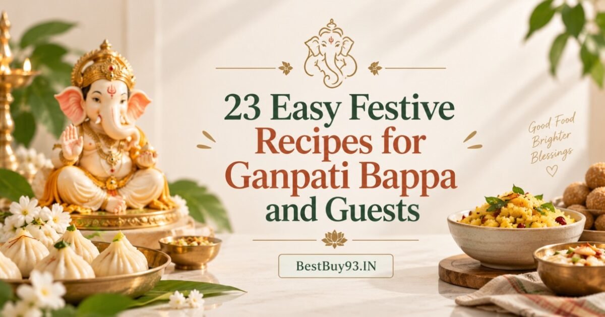 23 Easy Festive Recipes for Ganpati Bappa and Guests FI