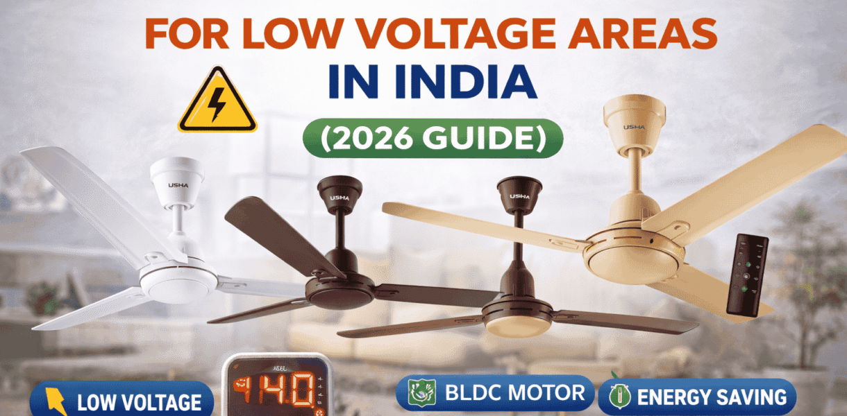 Best Ceiling Fan for Low Voltage Areas in India FI