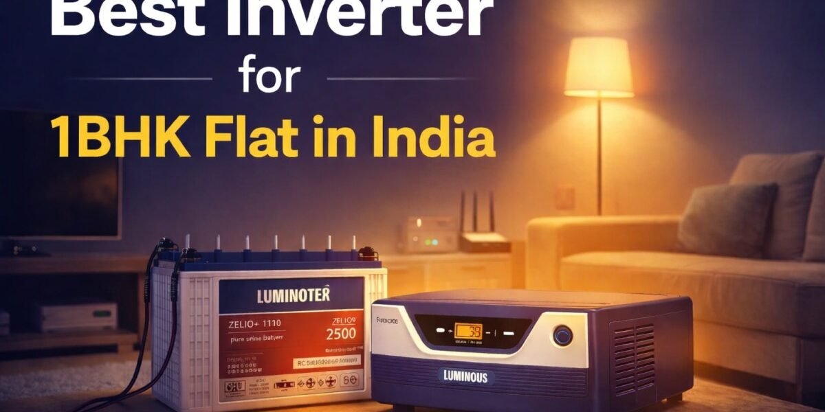 Best Inverter for 1BHK Flat in India