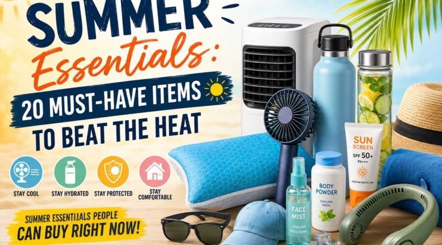 Summer Essentials: 20 Must-Have Items to Beat the Heat 1 Summer Essentials