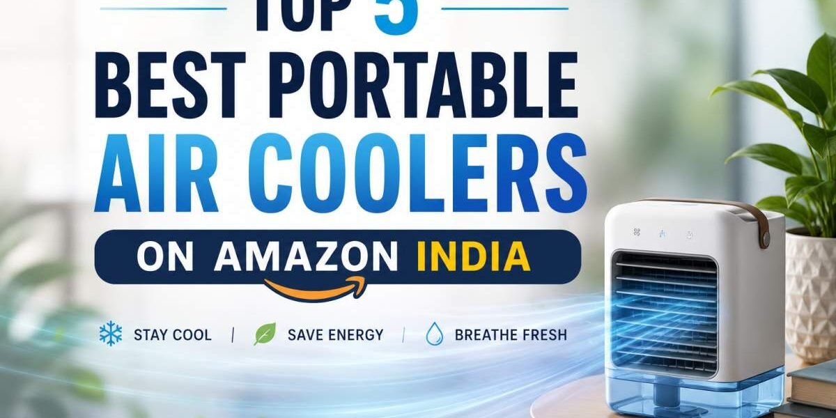 Top 5 best portable air coolers on Amazon India including mini USB coolers, mist fans, and desk cooling devices for summer