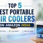 Top 5 best portable air coolers on Amazon India including mini USB coolers, mist fans, and desk cooling devices for summer