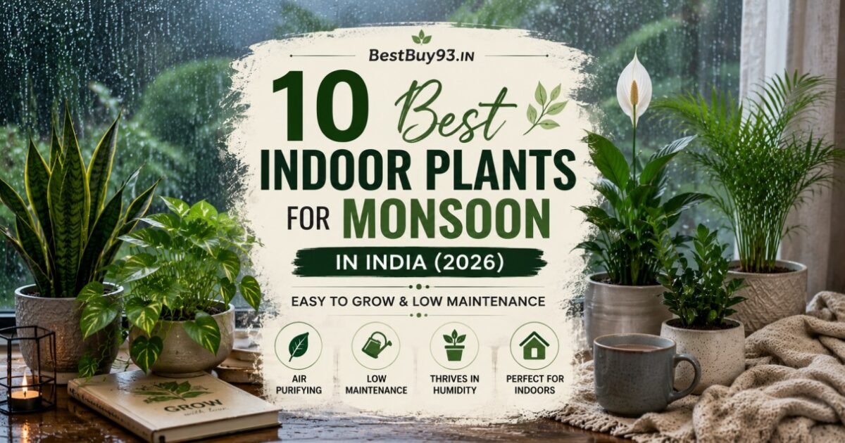 10 Best Indoor Plants for Monsoon in India (2026)