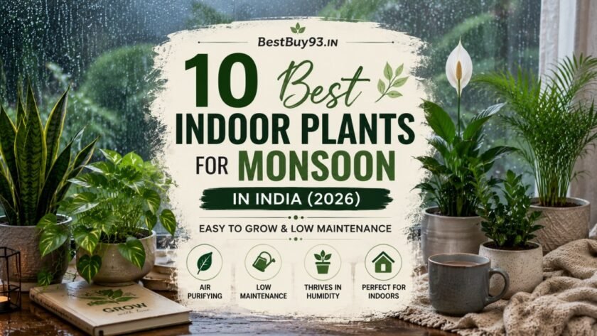 10 Best Indoor Plants for Monsoon in India (2026)