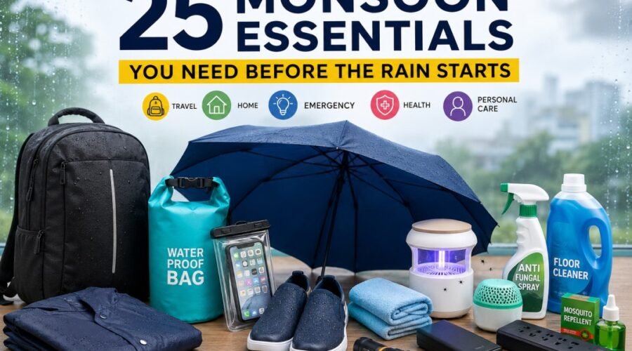 25 Monsoon Essentials You Need Before the Rain Starts (2026)