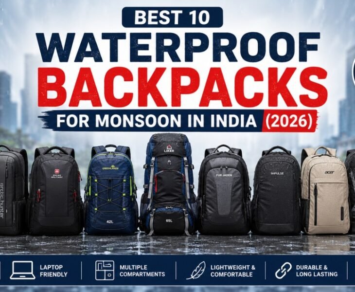 Best Waterproof Backpacks for Monsoon in India (2026) FI