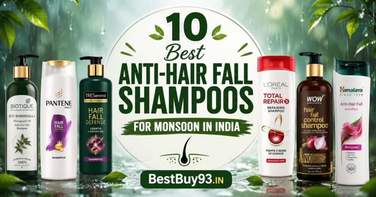 10 Best Anti-Hair Fall Shampoos for Monsoon in India