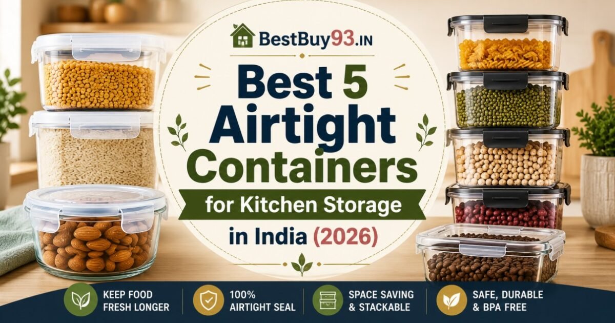 5 Best Airtight Containers for Kitchen Storage FI