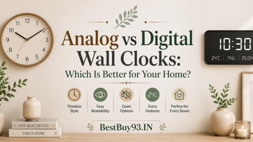 Analog vs Digital Wall Clocks Which Is Better for Your Home FI