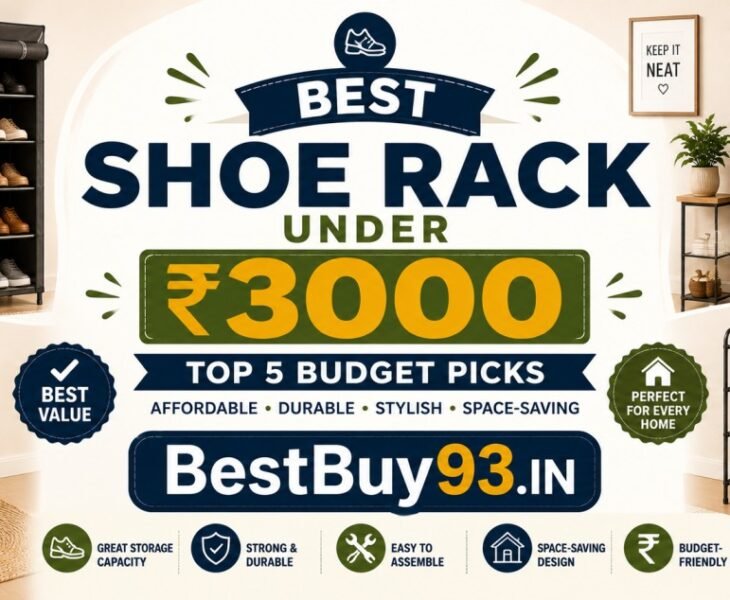 Best 5 Shoe Racks Under INR 3000 in India (2026) 3 Best 5 Shoe Racks Under ₹3000 in India (2026) FI