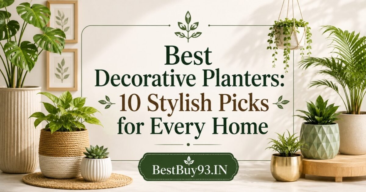 Best Decorative Planters 10 Stylish Picks for Every Home FI