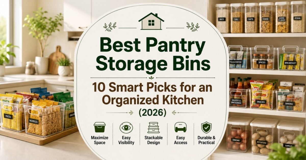 Best Pantry Storage Bins 10 Smart Picks for an Organized Kitchen (2026) FI