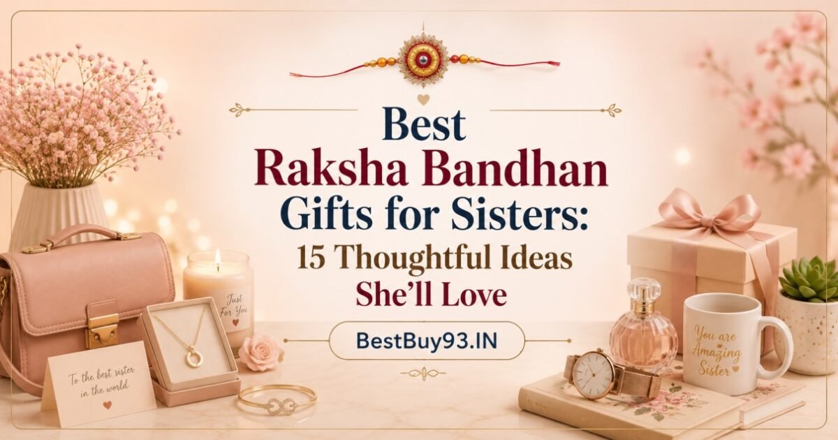 Best Raksha Bandhan Gifts for Sisters 15 Thoughtful Ideas She’ll Love FI