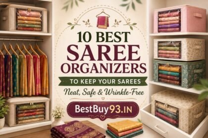 Best Saree Organizers in India (2026) 10 Smart Storage Solutions to Keep Your Sarees Neat & Wrinkle-Free FI