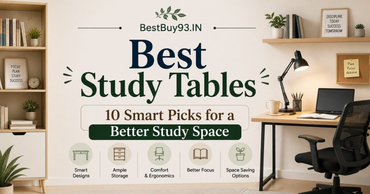 Best Study Tables 10 Smart Picks for a Better Study Space FI
