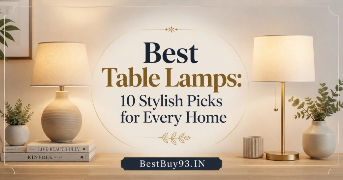 Best Table Lamps 10 Stylish Picks for Every Home FI