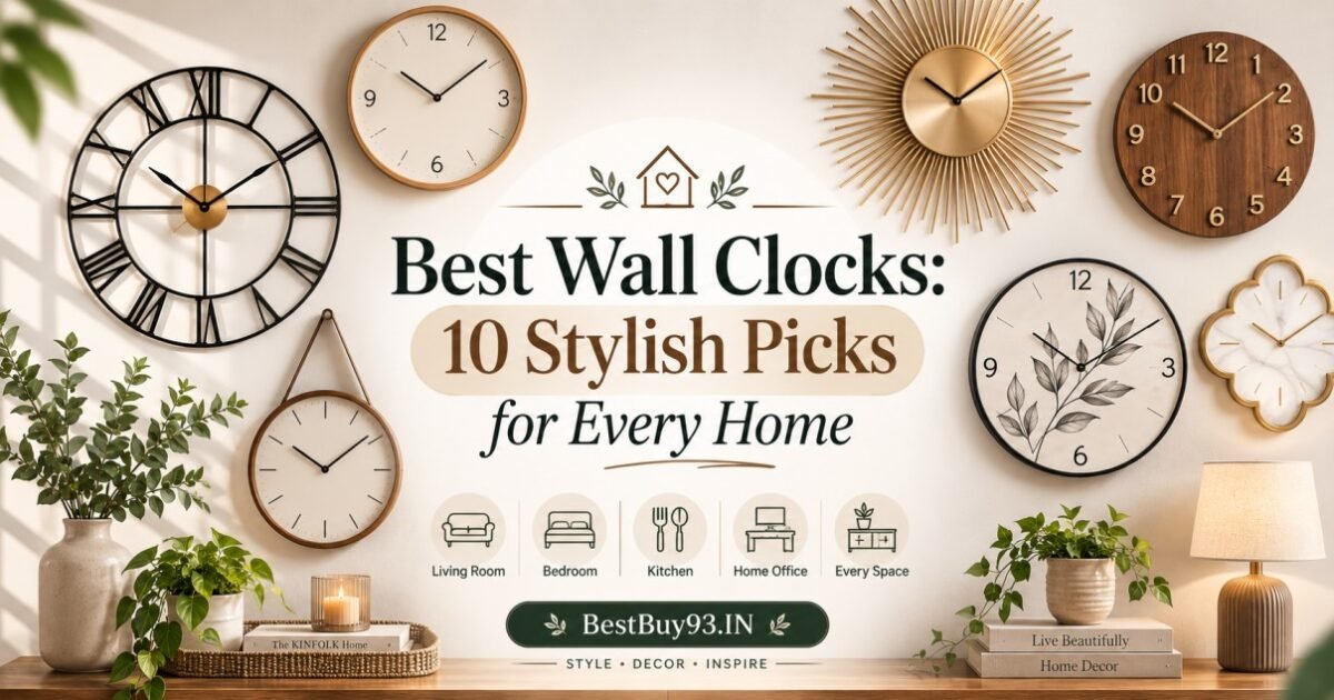 Best Wall Clocks 10 Stylish Picks for Every Home FI