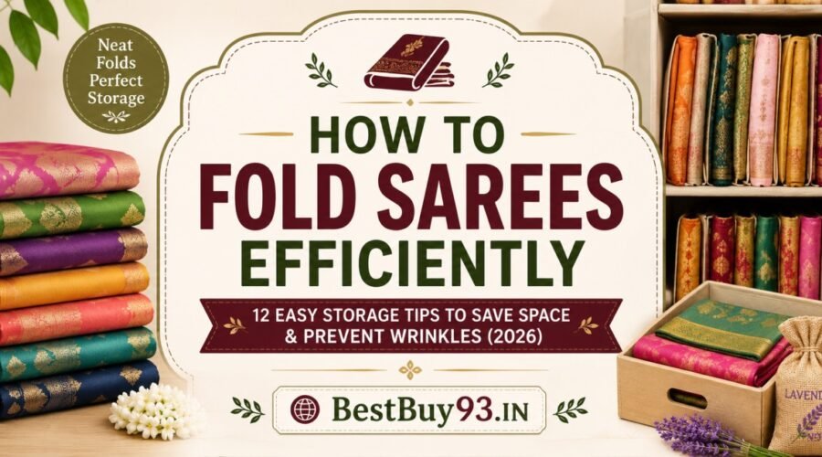 Best Way to Fold Sarees Without Wrinkles (2026) FI