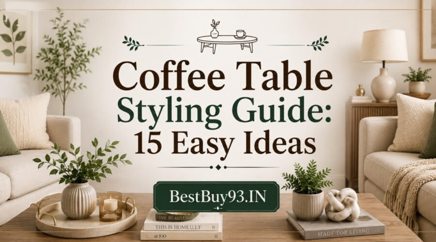 Coffee Table Styling Guide 15 Easy Ideas FI