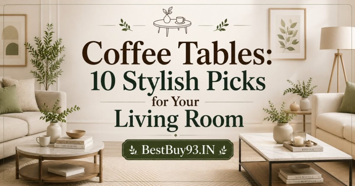 Coffee Tables 10 Stylish Picks for Your Living Room FI