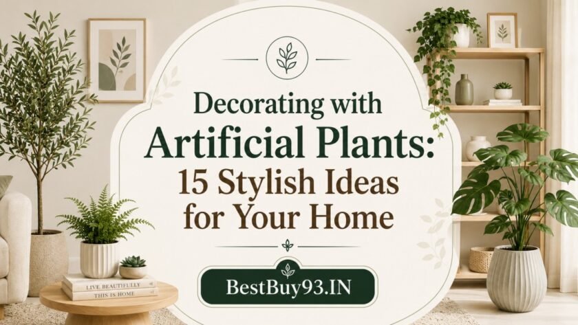 15 Artificial Plant Decorating Ideas 1 Decorating with Artificial Plants 15 Stylish Ideas for Your Home FI