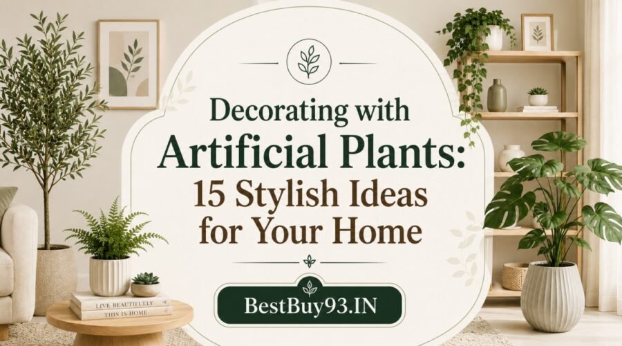 Decorating with Artificial Plants 15 Stylish Ideas for Your Home FI