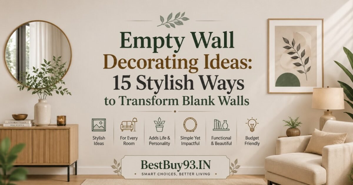 Empty Wall Decorating Ideas 15 Stylish Ways to Transform Blank Walls FI
