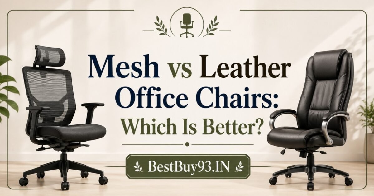 Mesh vs Leather Office Chairs