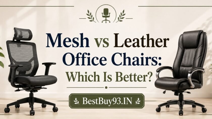 Mesh vs Leather Office Chairs