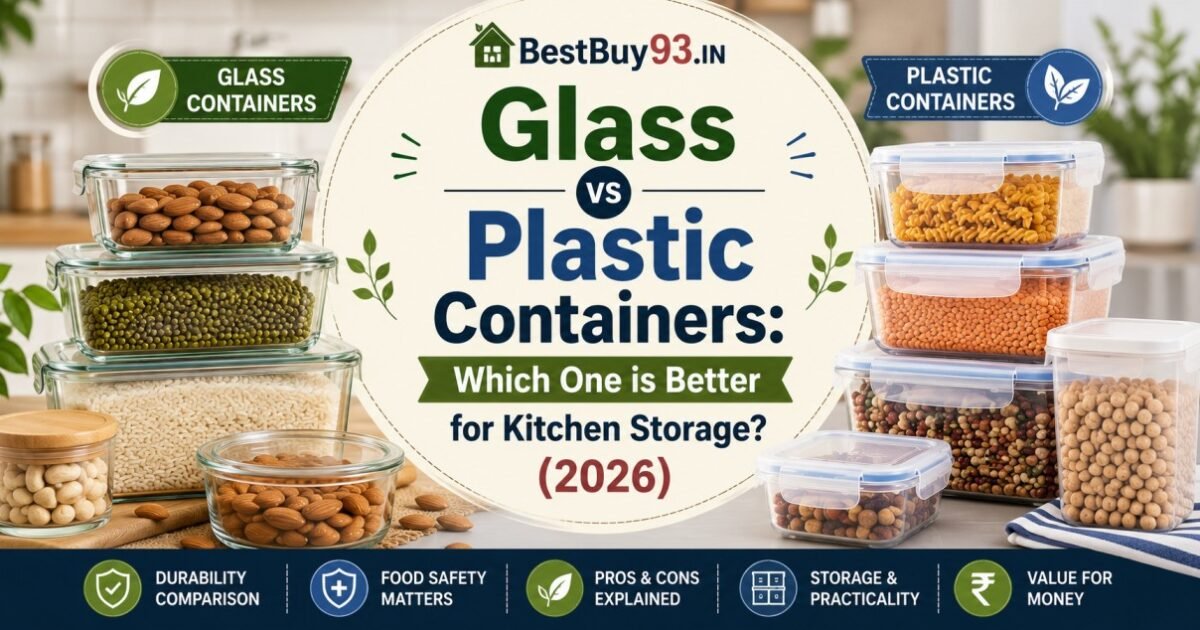 Glass vs Plastic Containers Which One is Better for Kitchen Storage (2026) FI