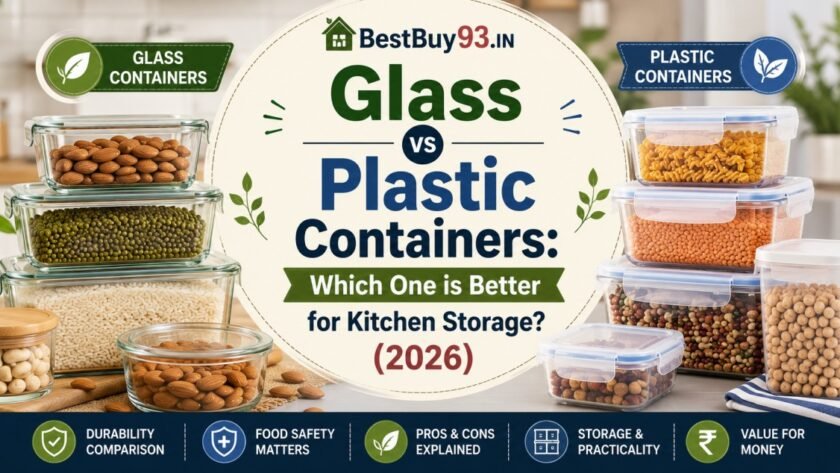 Glass vs Plastic Containers Which One is Better for Kitchen Storage (2026) FI
