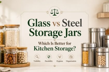 Glass vs Steel Storage Jars Which Is Better for Kitchen Storage FI