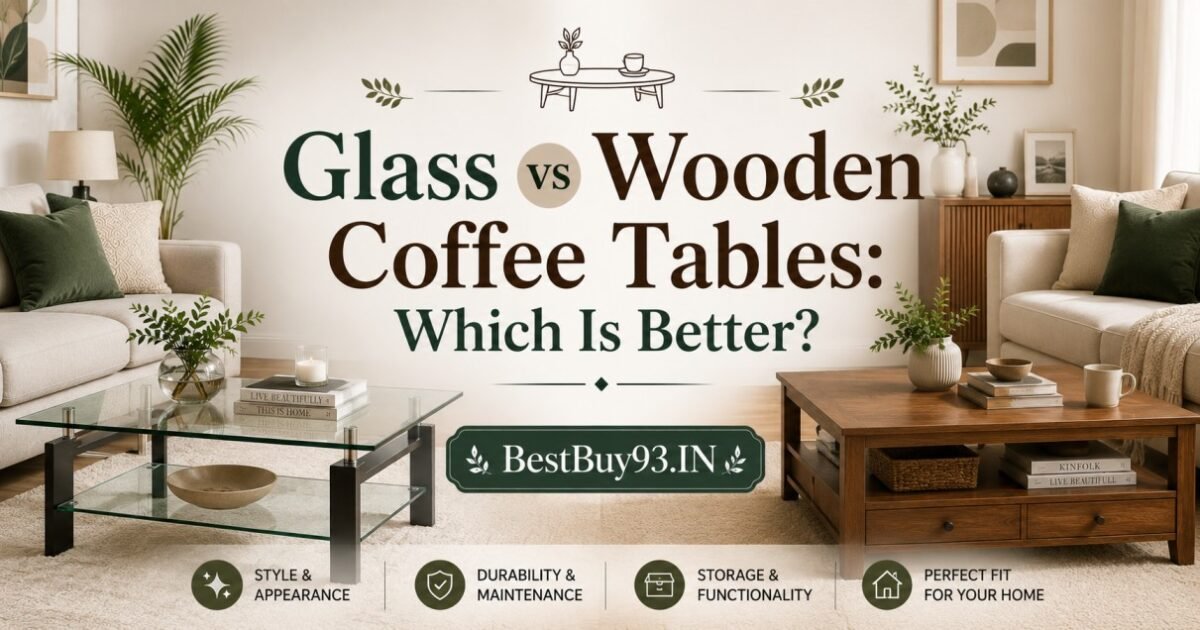 Glass vs Wooden Coffee Tables Which Is Better FI