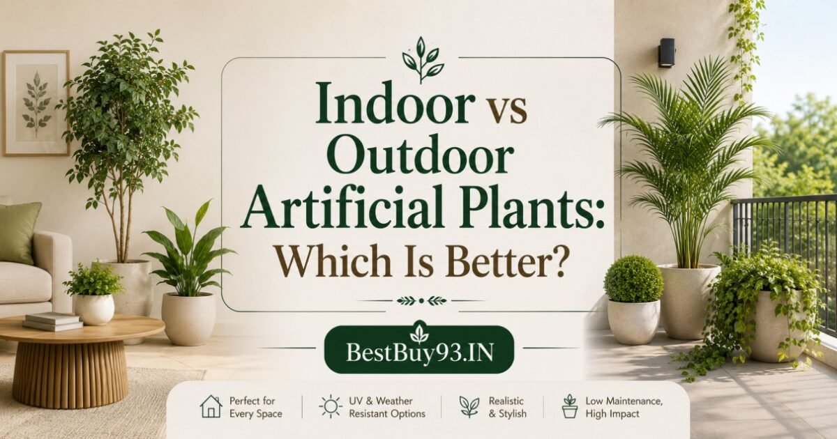 Indoor vs Outdoor Artificial Plants Which Is Better FI