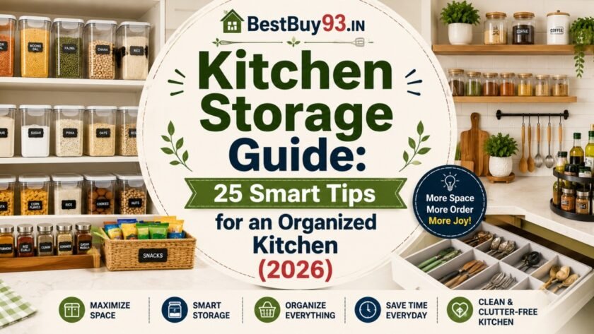 Kitchen Storage Guide: 25 Smart Tips 1 Kitchen Storage Guide 25 Smart Tips for an Organized Kitchen (2026) FI