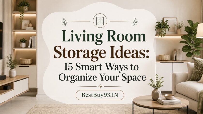Living Room Storage: 15 Easy Ideas 1 Living Room Storage Ideas 15 Smart Ways to Organize Your Space FI