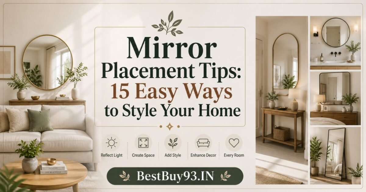 Mirror Placement Tips 15 Easy Ways to Style Your Home FI