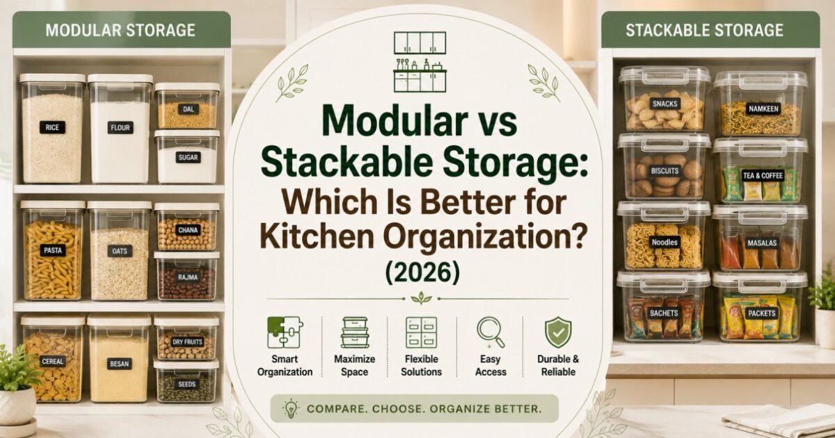Modular vs Stackable Storage Which Is Better for Kitchen Organization (2026) FI