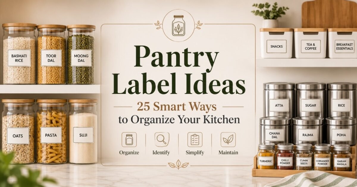 Pantry Label Ideas 25 Smart Ways to Organize Your Kitchen FI