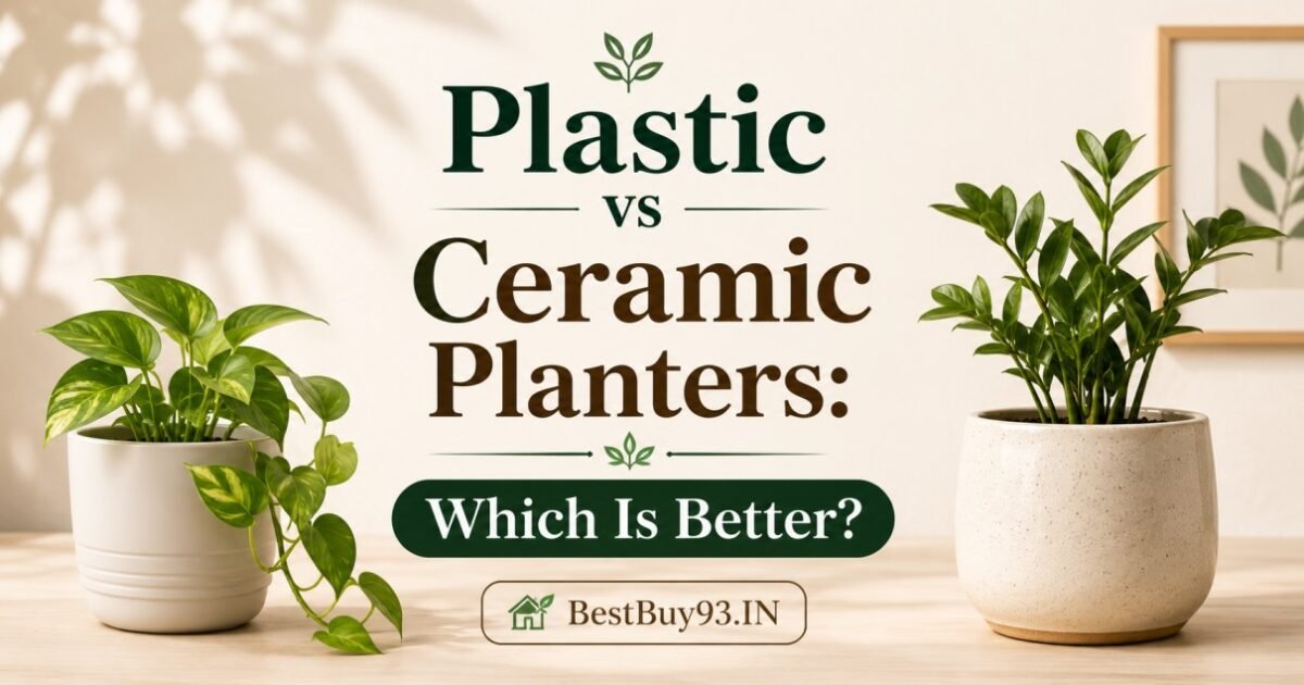 Plastic vs Ceramic Planters Which Is Better FI