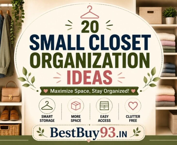 Small Closet Organization Ideas: 20 Smart Ways to Maximize Every Inch (2026) 1 Small Closet Organization Ideas 20 Smart Ways to Maximize Storage (2026) FI