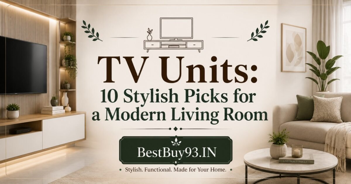 TV Units 10 Stylish Picks for a Modern Living Room FI