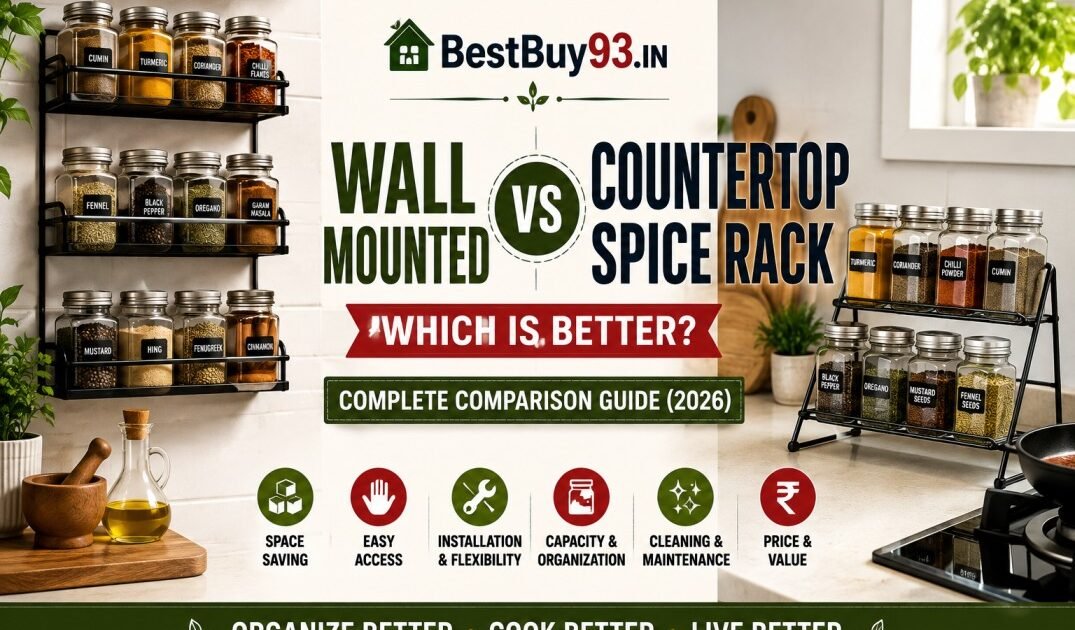 Wall Mounted vs Countertop Spice Rack Which Is Better (2026) FI