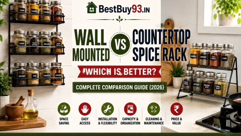 Wall Mounted vs Countertop Spice Rack Which Is Better (2026) FI