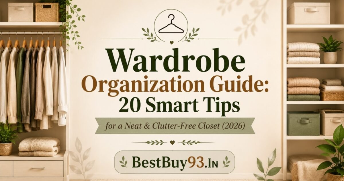 Wardrobe Organization Guide 20 Smart Tips for a Neat & Clutter-Free Closet (2026) FI